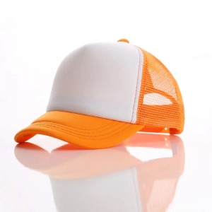 Χονδρικό ρυθμιζόμενο Snapback Classic Unisex Νεολαία Νεολαία Μονάδα CAP CURVED Bill Poly-Foam Front Trucker Hat για παιδιά
