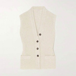 πλεκτά εργοστάσιο έθιμο 2023 Γυναίκες ρούχα καλοκαίρι ρούχα αμάνικο πουλόβερ πλέγμα πουλόβερ πλεκτά πουλόβερ