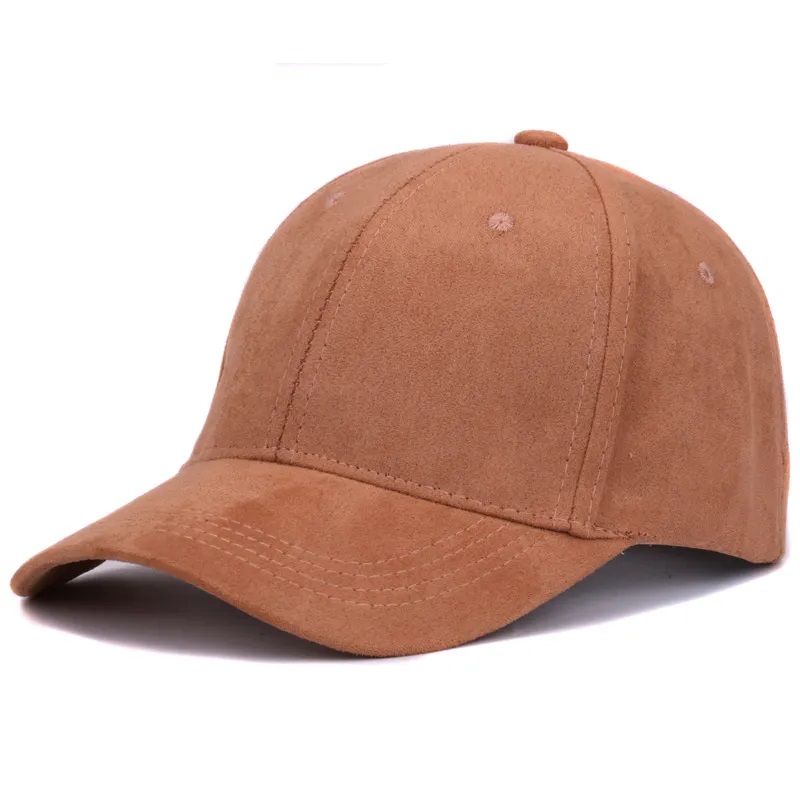 Εργοστασιακά προσαρμοσμένα καπέλα μπέιζμπολ απλή σουέτ υπαίθρια κενό καπάκι και καπέλο για άνδρες και γυναίκες