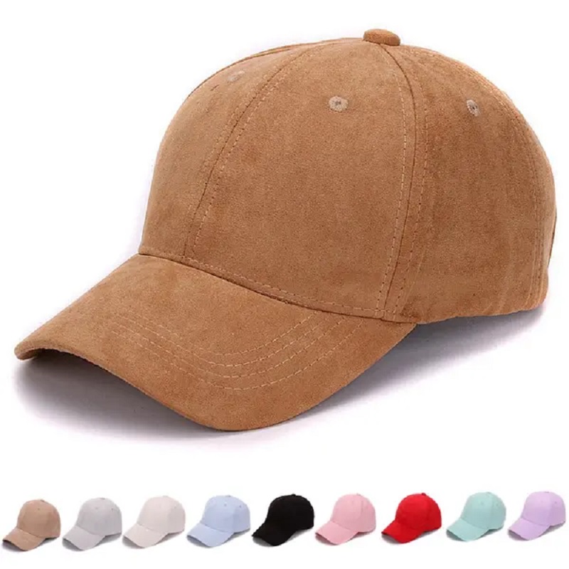 Εργοστασιακά προσαρμοσμένα καπέλα μπέιζμπολ απλή σουέτ υπαίθρια κενό καπάκι και καπέλο για άνδρες και γυναίκες