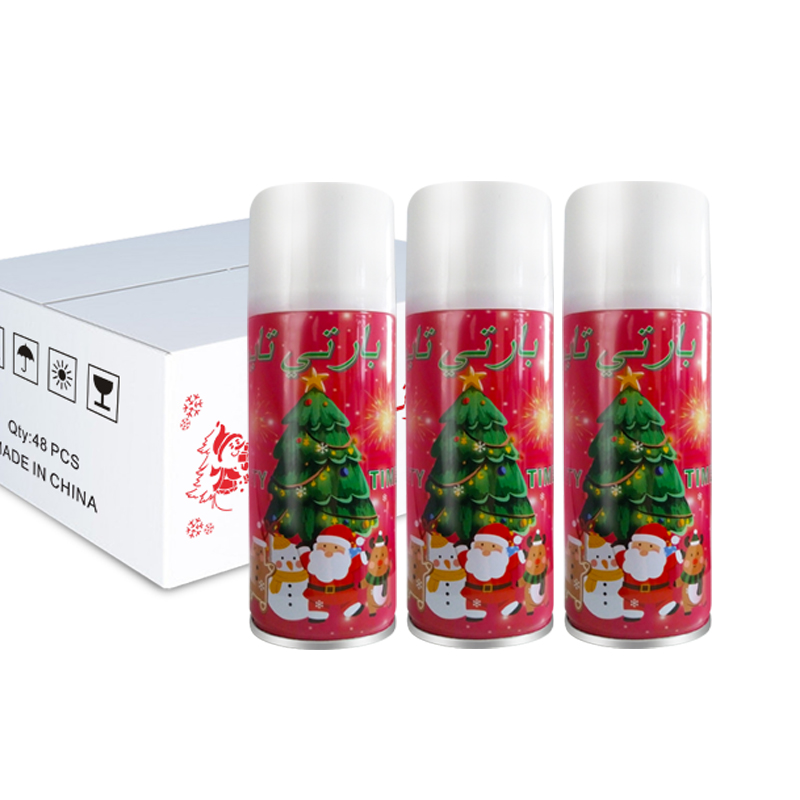 Κορυφαία μόδα μη-φλαμίνι αφρώδες σπρέι χιονιού για γενέθλια