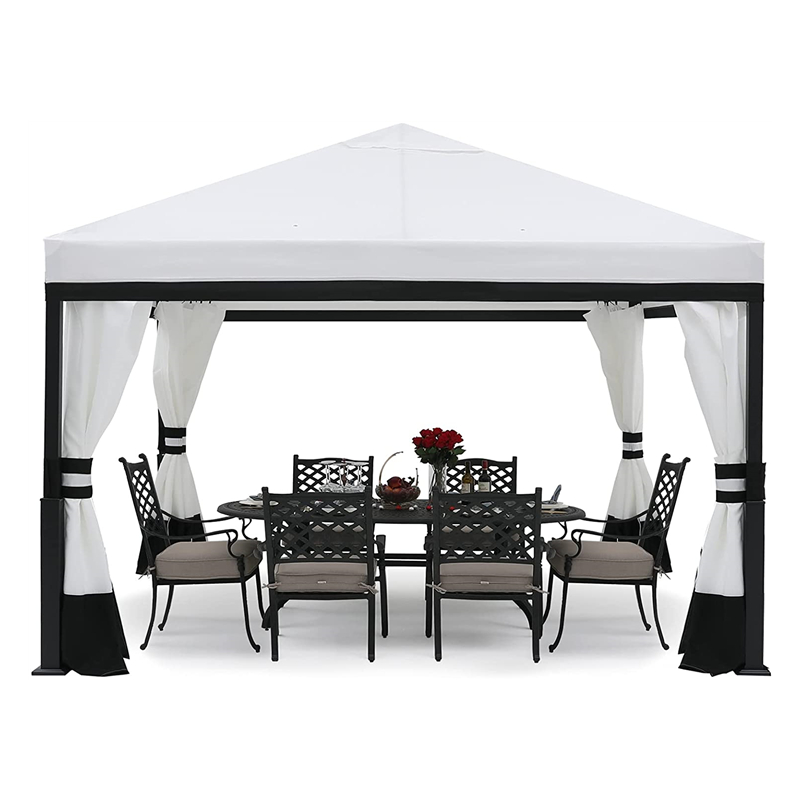 Garden Gazebo με ανασυρόμενη στέγη