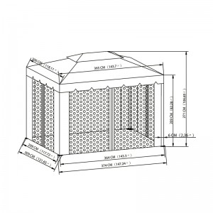 10 πόδια x 12 πόδια.