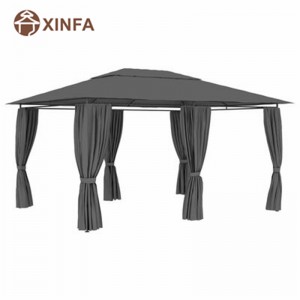 Backyard Aluminubracket Pop Up BBQ Pergolas και Gazebos Outdoor με κουρτίνες