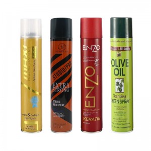 Ισχυρά διαρκή στερεότυπα, φρέσκα και όχι κολλώδη όλη μέρα με σπρέι λάμψης μαλλιών