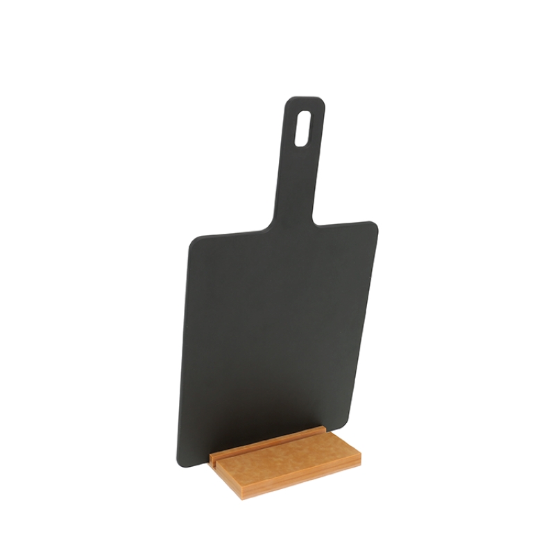 Ξύλινες ίνες Epicurean Pizza Cutting Board Πυροβόλο πιάτο ασφαλή ανθεκτική στη θερμότητα φιλική προς το οικολογικό χυμό Groove Shop με τη λαβή μικρ...