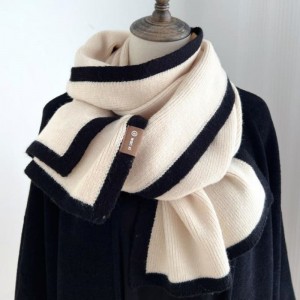 Χειμερινό μαντήλι πλεκτό έθιμο ζεστό χρώμα αντίθετο χρωματιστή γυναίκες πλεκτά κασκόλ