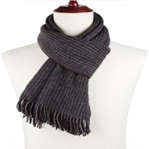 Μόδα βισκόζη βαμβακερό rayon παχιά προσαρμοσμένη κασμίρ πλέξιμο κασκόλ