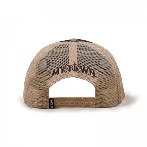 Καλής ποιότητας προσαρμοσμένο 3d κεντημένο λογότυπο 5 πίνακα gorras αφρός πλέγμα φορτηγών καπέλο καπέλο για τους άνδρες