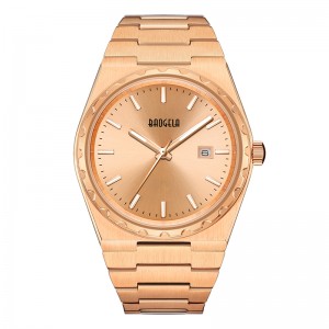Baogela Brand Luxury Rose Watches Ανοξείδωτος Χάλυβα Άνδρες \\\\ Wristwatch Classic Business 50M Αδιάβροχη κίνηση Relogio Masculino 22801