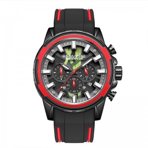 Baogela νέα ρολόγια άνδρες ανοξείδωτο λασπώδες λουρί μπλε ρολόι για άνδρες πολυτελές αδιάβροχο χρονογράφημα relogio 22601