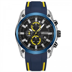 Τα στρατιωτικά ρολόγια του Baogela Men Men Men Men Men Waterproof Fashion Blue Blue Strap Wristwatch Man Luxury Top Brand Luminous Watch 22705