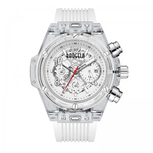 Baogela Brand Full Transparent Watch Luxury Mens Watch Fashion Sports Στρατιωτικό Reloj Creative Men Γυναίκες Χρονογράφος Quartz Watch 20013
