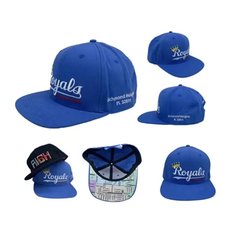Χονδρική μόδα 6 πάνελ hip hop caps snapback καπέλο 100% βαμβάκι προσαρμοσμένο λογότυπο snapback καπέλο για τους άνδρες