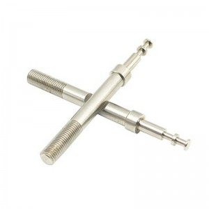 CNC μηχανική κατεργασία διαμορφωμένων μακριών βιδών ιατρικά μέρη μη τυποποιημένα μέρη προσαρμοσμένη επεξεργασία ακριβείας