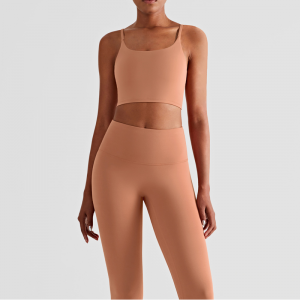 Peadded Strap U-Shape Sport Bra