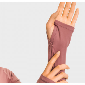 Περικοπή δακτύλου-cot o λαιμό yoga shirtd