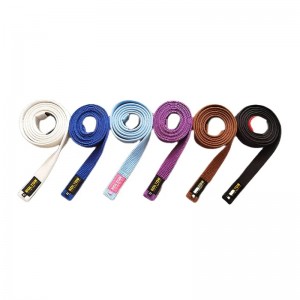 2023 Κατασκευαστές Προωθήσεις Προσαρμοσμένες Επεξεργασμένες Επεξεργασμένες Ποσοστό Pearl Weave BJJ Belt, BJJ GIS Belt