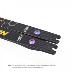 270024 Nika Archery N3 Pro Carbon Limbs ILF Σκοπός στόχου για επαναλαμβανόμενη τόξο