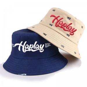 Προσαρμοσμένα καπέλα βαμβακερού κουβάδες Σχεδιάστε τα δικά σας καπέλα κουβάς κεντήματος με προσαρμοσμένο λογότυπο