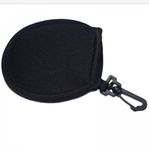 Νέο εργοστάσιο άφιξης Τιμή αδιάβροχο Neoprene Custom Logo Color Golf Ball Pouch Holder Pocket Bags με κλιπ