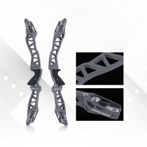 ET-12 25inches γκρι χρώμα RH ILF Recurve Bow Risers