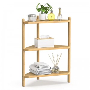 Bamboo ντους γωνιακό ράφι