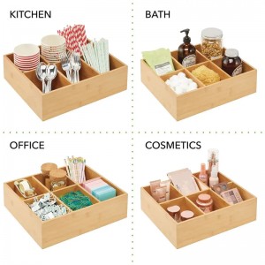 Κουτί κουτί αποθήκευσης μπαμπού