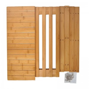 Μπαμπού παπούτσια πάγκος μπότας οργάνωση ταπετσαρισμένων αποθηκευτικών αποθηκευμάτων εισόδου παπουτσιών