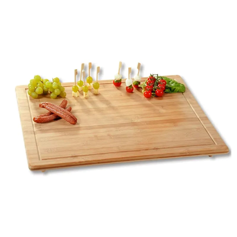 Bamboo Cutting Board με αυλάκωση χυμού στάγδην