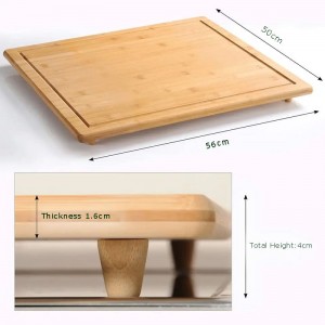 Bamboo Cutting Board με αυλάκωση χυμού στάγδην