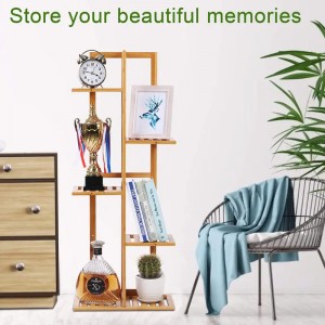 Προσαρμοσμένο στρώμα 6 πολυλειτουργική ξύλινη ξύλινη βάση από μπαμπού υπαίθρια περίπτερο εσωτερικού χώρου