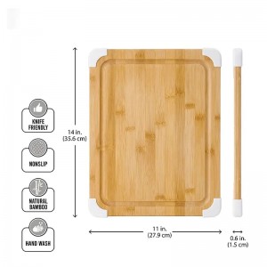 Bamboo πολυλειτουργική σανίδα κοπής