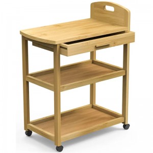 Ανοίξτε το ράφι για τα καροτσάκια προετοιμασίας τροφίμων