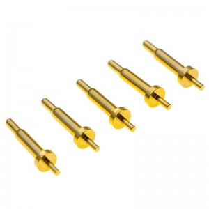 Ορείχαλκος καρφίτσες επαφής προσαρμοσμένη υψηλής ποιότητας POGO PON για τα ηλεκτρονικά καταναλωτικά