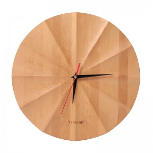 Bamboo Craft Creative Wall Clock Διακόσμηση