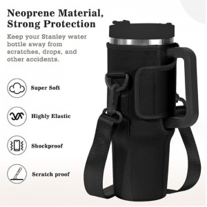 Neoprene Water Bottle Minrier Carrier Bags μανίκι 40 oz τσάντα φλιτζάνι τσάντα Sippy με ιμάντα ώμου