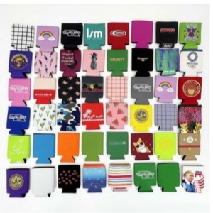 Ανακυκλωμένο νεοπρένιο διαθέσιμο 330ml διαφημιστικό πτυσσόμενο νεοπρένιο μπύρα μπορεί να μανίκια με προσαρμοσμένο σχεδιασμό εκτύ...