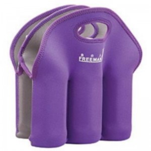 Χονδρικό νεοπρένιο ύφασμα 6 πακέτο μπύρας Neoprene τσάντα κόκκινο κρασί ψυγείο για πικ -νικ παραλία