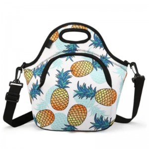 Προσαρμοσμένη προώθηση ζώων Tote Neoprene μεσημεριανό τσάντα με μονωμένες τσάντες ψυγείου για παιδιά με έντυπο λογότυπο πικνίκ