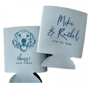 Χονδρικό έθιμο ψύκτη αφρού ψύκτη μπύρα κατόχου μπορεί να μανίκια μονωμένο λεπτό φθηνό 3 4 5mm 330ml ψύκτη koozy με λογότυπο