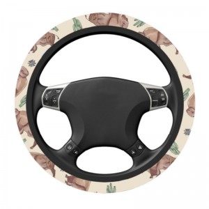 Αξεσουάρ αυτοκινήτων Universal Fit Προσαρμοσμένο κάλυμμα τιμονιού που μπορεί να πλυθεί σε νεοπρένιο