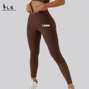 SC1097 75% νάιλον 25% spandex leggings αθλητισμός για γυναίκες γυμναστήριο γιόγκα παντελόνι γυμναστήριο που τρέχουν γκέτες
