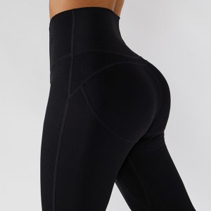 SC1097 75% νάιλον 25% spandex leggings αθλητισμός για γυναίκες γυμναστήριο γιόγκα παντελόνι γυμναστήριο που τρέχουν γκέτες