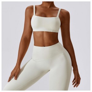 SC10132 Υψηλής ποιότητας αθλητικές γυναίκες Γυναίκες Γιόγκα σουτιέν Soft Stretch Compression Yoga Sports Bra Bra