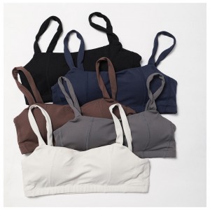 SC10132 Υψηλής ποιότητας αθλητικές γυναίκες Γυναίκες Γιόγκα σουτιέν Soft Stretch Compression Yoga Sports Bra Bra