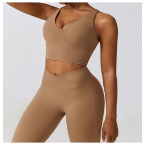 SC10136 Γιόγκα σουτιέν υψηλής ποιότητας γυναίκες προπόνηση αθλητική γυμναστική προσαρμοσμένη λογότυπο αθλητικό γυμναστήριο σουτι...