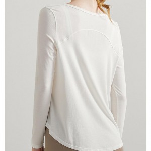 Sc10261 Sport πουκάμισο Γυναίκα γυμναστήριο κορυφαίες γυναίκες σέξι αθλητικές πουκάμισες ιδρώτα σπορ Yoga Workout χαλαρά Γρήγορη ξηρή T που...