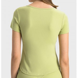 SC10274 Slim Fit T πουκάμισο Γυναίκες Sport σφιχτά τοποθετημένη μακριά μανίκια yoga t-shirt φθορά yoga φθορά για τις γυναίκες yoga top gym t-shirt