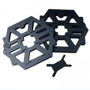 Προσαρμοσμένο RC αυτοκινήτου FPV αγωνιστικά αεροσκάφη αεροσκάφους CNC άλεση ανθρακονήματα τμημάτων 3K άνθρακα Fiber Frame